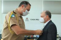 Secretário Ortega recebe a Medalha de Mérito da Casa Militar