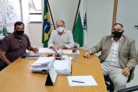 Ortega e Scucato recebem prefeitos da Região do deputado estadual Artagão Junior