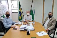 Ortega e Scucato recebem prefeitos da Região do deputado estadual Artagão Junior