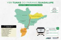Tunas do Paraná volta a ter Linha Metropolitana de ônibus pra Curitiba