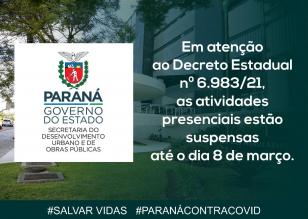 Governo do Paraná age contra a COVID-19