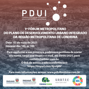 Maringá e Londrina realizam PDUIs sobre suas Cidades e Regiões Metropolitanas