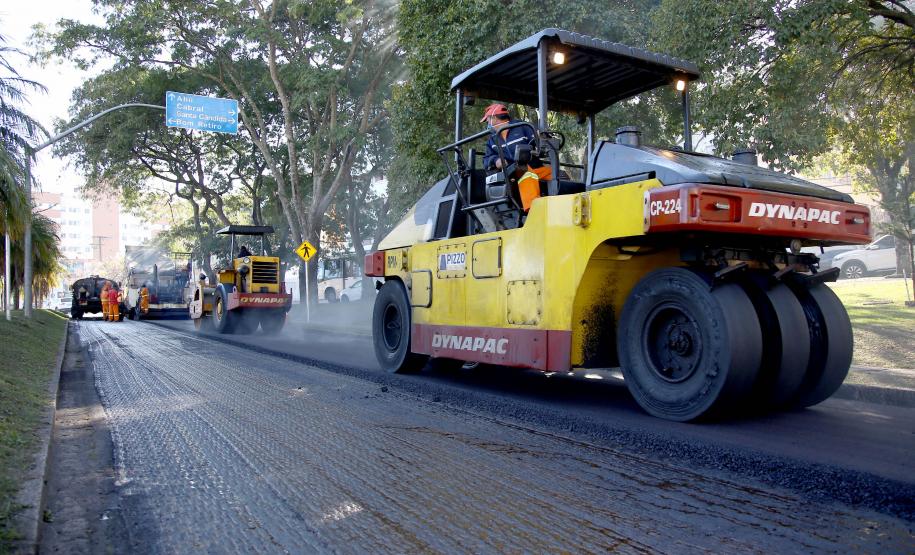 Apoio do Estado garante a revitalização de 59 ruas de Curitiba