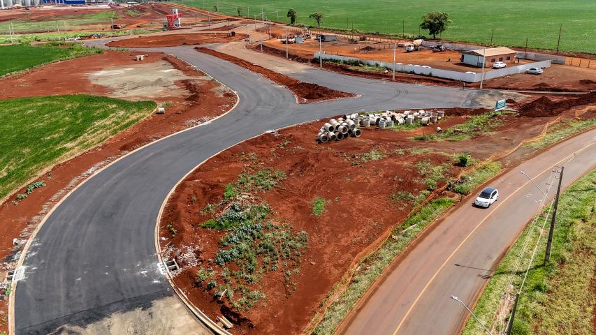 Com apoio do Estado, Cidade Industrial de Londrina tem 70% das obras já executadas